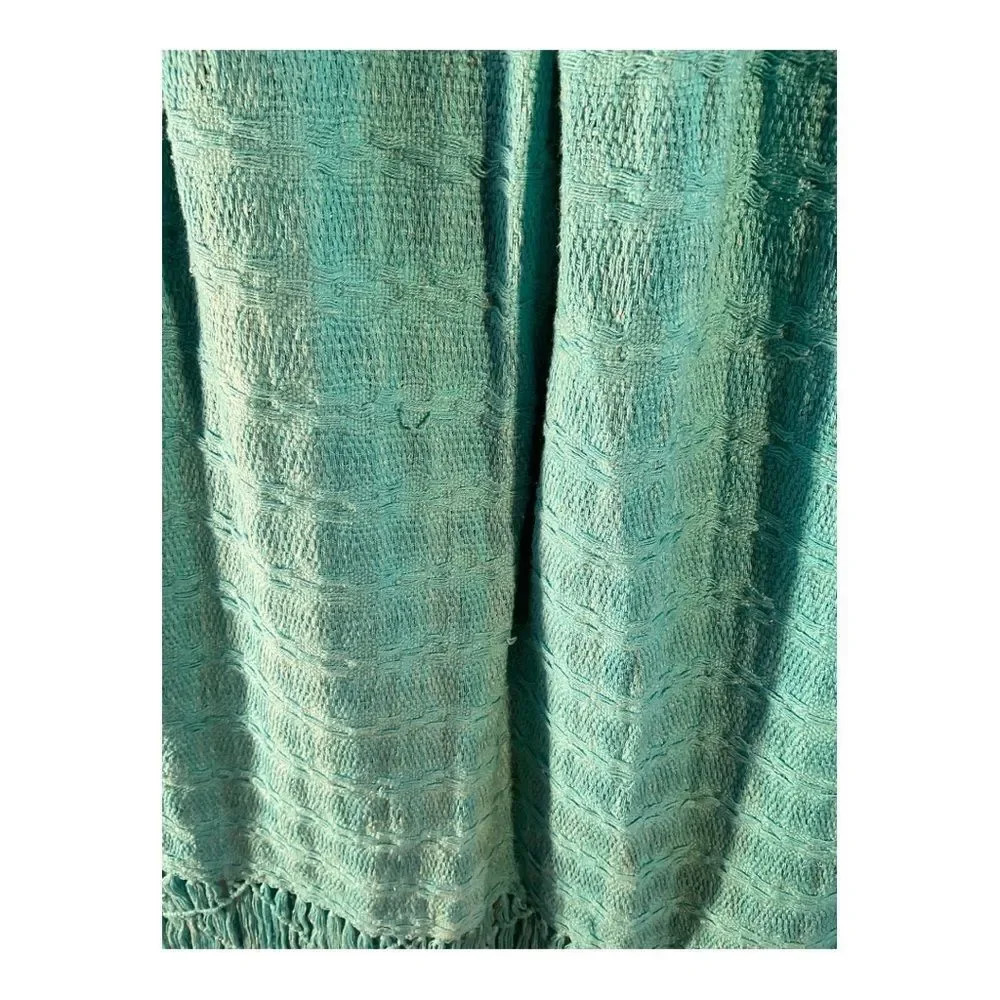 Women’s Aqua Reef Fringe Midi Skirt Size M